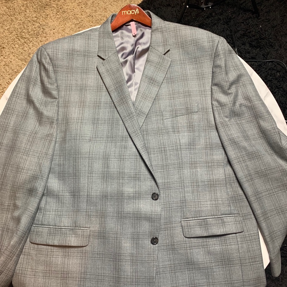 Lauren Ralph Lauren Grey Plain Blazer